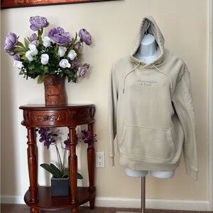Abercrombie & Fitch Cream Hoodie